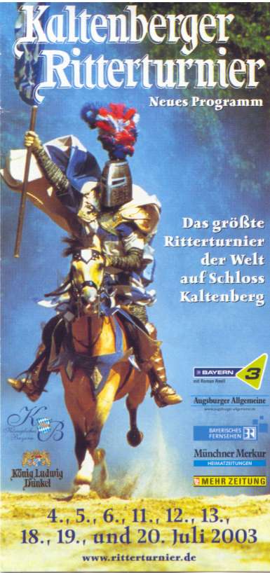 Welche Ritterturniere werden in Bayern veranstaltet?